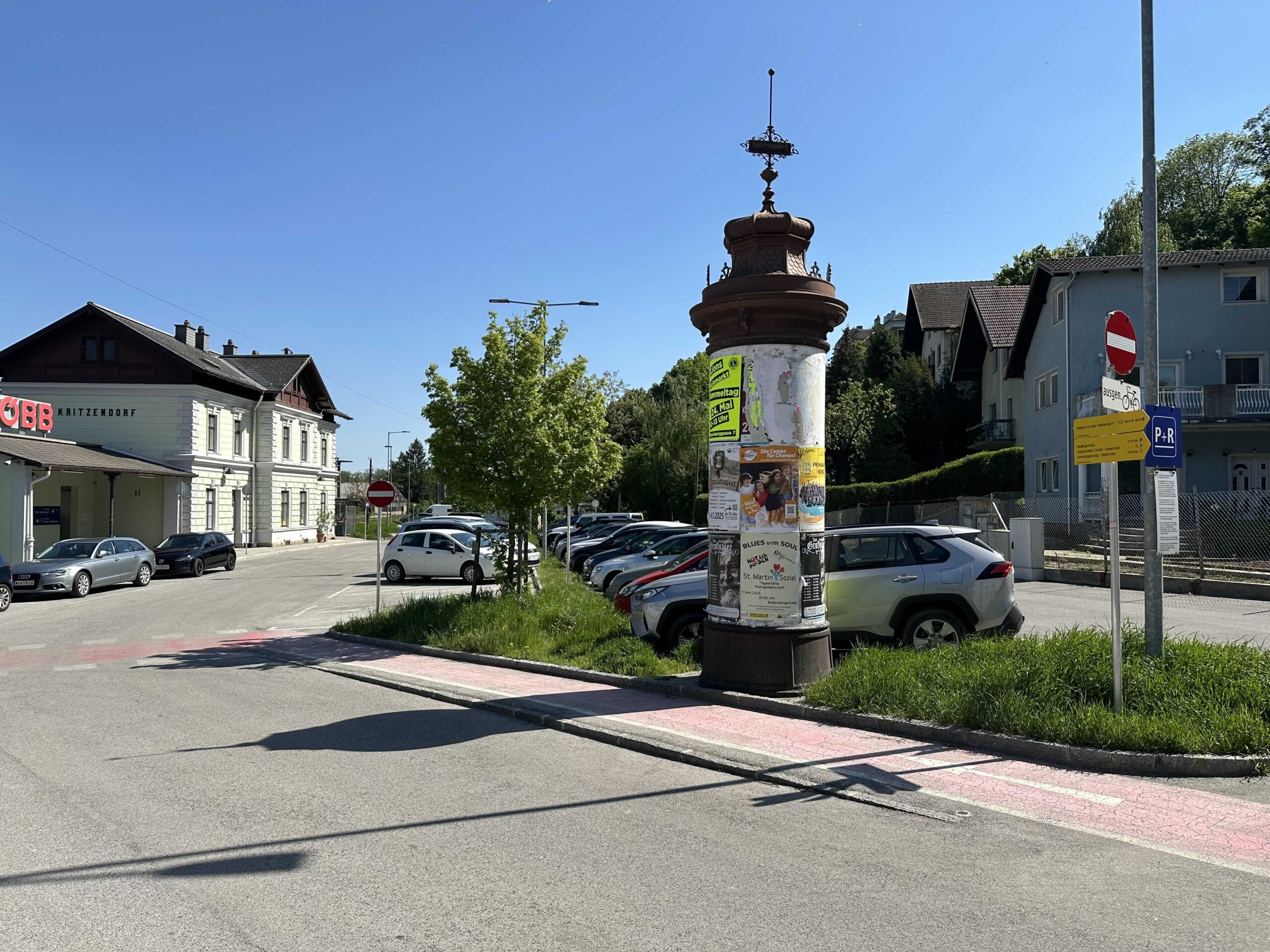 Kritzendorf Bahnhof - Heuberg