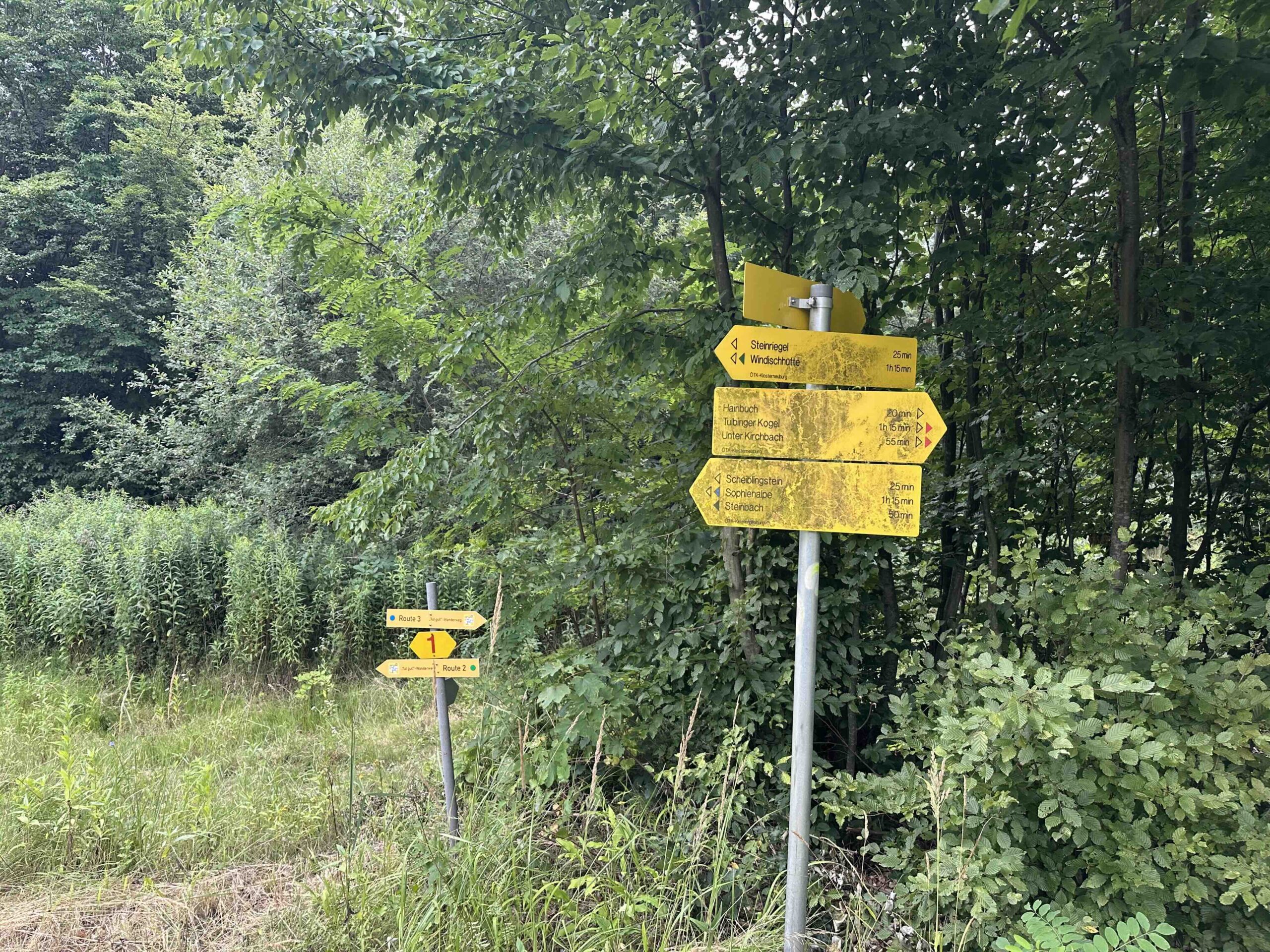 Wegknoten Goldbrunngraben