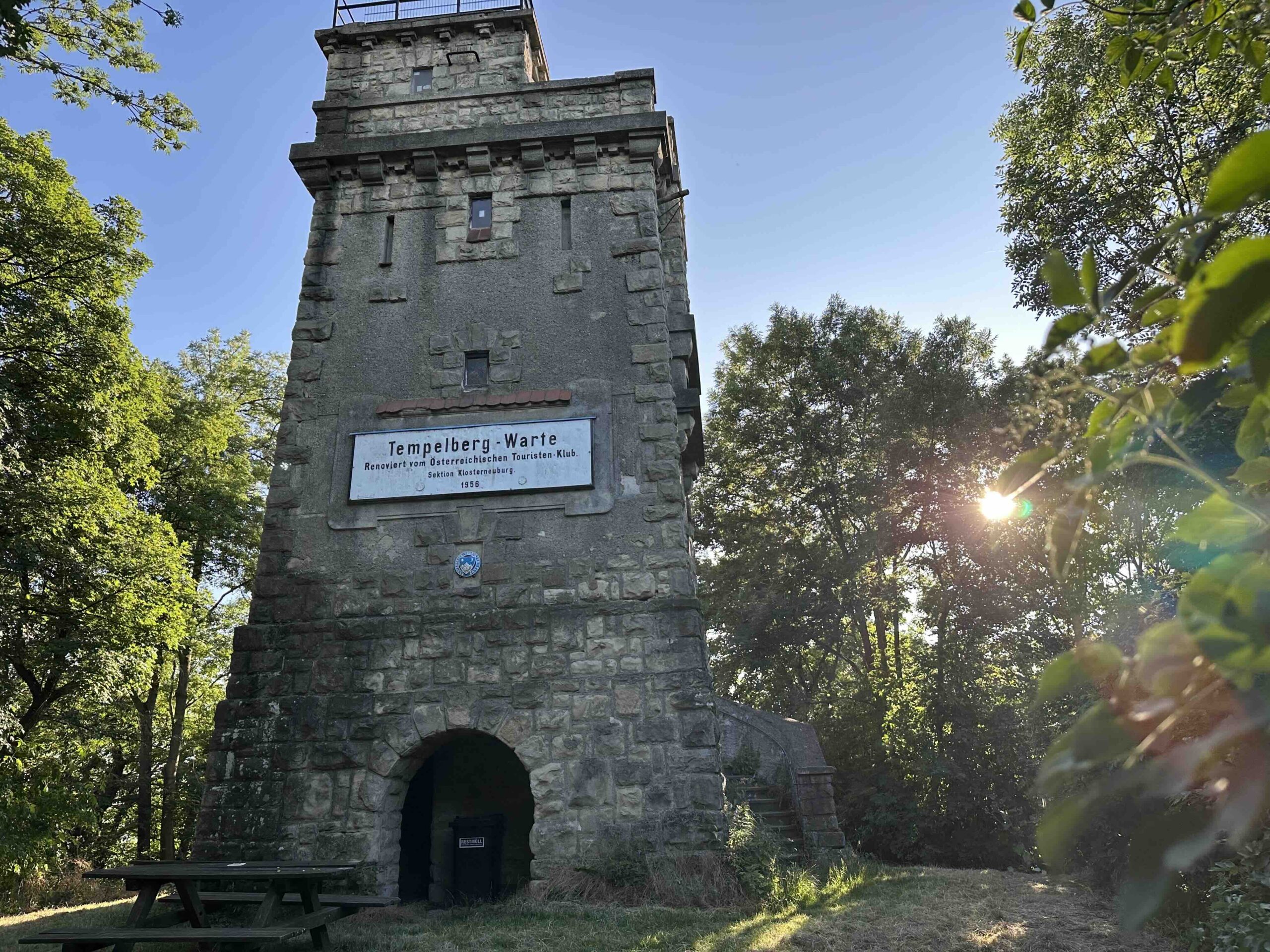 Gelbe Markierung Altenberg - Schloss Hadersfeld via Tempelbergwarte