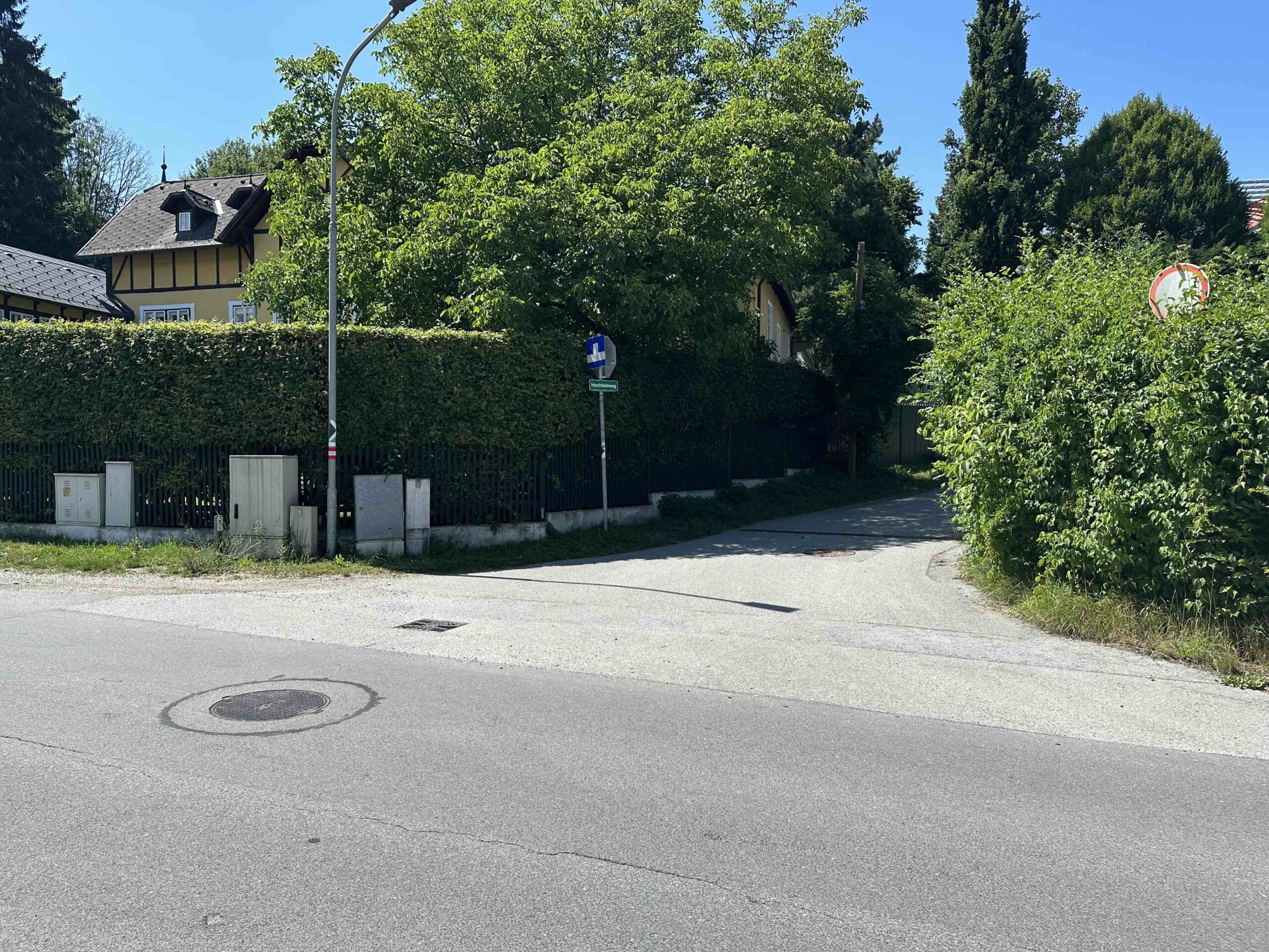 Wegknoten Unterkirchbac/Hochfeldweg