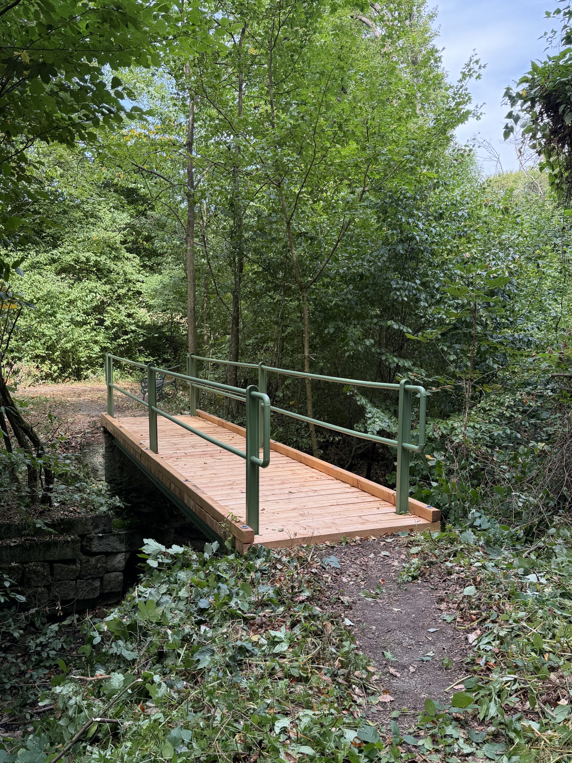 Sanierte Brücke in Weidlingbach